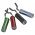 EMOS LED-es zsebl�mpa, eleml�mpa 9 LED-es +3db AAA elem k�k