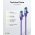 Goobay CAT 6A patchk�bel S/FTP 1m lila LSZH