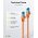 Goobay CAT 6A patchk�bel S/FTP 1,5m narancss�rga LSZH
