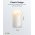 Goobay LED val�di viasz gyertya 7,5x12,5cm id�z�t�vel melegfeh�r