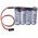 Vev� akkupakk AA Mignon ceruza 4,8V 2700mAh 4db/csomag Graupner csatlakoz� NiMH