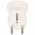 Sv�jci adapter feh�r 3pin sv�jci dug� 2pin Schuko csatlakoz� f�ldel� 230V 10A