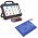 Helyettes�t� diagnosztikai szkenner akku Launch X431 Pad 2 X-431PADII 12000mAh 44.4Wh