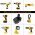 Helyettes�t� elektromos szersz�mg�p akku DeWalt DC528 DC9091 3000mAh 43,2Wh