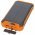 Napelemes Powerbank k�ls� akku 20000mAh, Qi gyorst�lt�s, LED vil�g�t�s, n�gy k�bellel