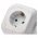 H�l�zati eloszt� kocka, 4 aljzat, 2 USB, 1.9m, SCHUKO feh�r