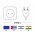 Goobay h�l�zati k�bel Eurodug� CEE 7/16 90� - C7 90� 3m 2x0,75mm2 fekete