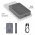 EMOS Powerbank k�ls� akku WI 1046, 10000mAh, 20W, Wireless t�lt�s, MagSafe compatibilis, sz�rke