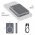 EMOS Powerbank k�ls� akku WI 522, 5000mAh, 20W, Wireless t�lt�s, MagSafe compatibilis, sz�rke