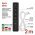 GoSmart hosszabb�t� 2m / 4 aljzat / kapcsol�s / USB / feh�r-fekete / PVC / 1,5 mm2