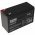 Fiamm FG20722 12V 7,2Ah 6,3mm csatlakoz�k akku VdS G192002 AGM �lom-zsel�s