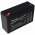 Exide Powerfit S306/12 S 6V 12000mAh Faston 4,8mm 1950g AGM �lom-zsel�s akku