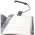 Velamp �jrat�lthet� LED olvas�l�mpa 2W 3 fokozat klippel USB-k�bellel