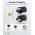 Goobay mozg�s�rz�kel� d�nthet� fekete fel�letre szerel�s 140� 12m IP44 LED-alkalmas
