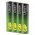 GP Ultra Plus alk�li elem, LR03, mikro, AAA 4db/csomag - Ki�rus�t�s