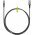 Goobay Textile Cable USB-C-USB-A f�m csatlakoz� 0,5m 3A 15W �rsz�rke/ez�st eleg�ns, robosztus