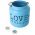 Eazyuse LED l�mp�s 'Love is all you need' k�k 3 feh�r LED elemekkel egy�tt CR2032 2db