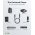 XLR-k�bel 5m XLR 3 t�s 6,35mm jack 3 t�s szimmetrikus mono
