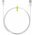 Goobay 5W Apple Lightning h�l�zati t�lt� k�bellel 1m feh�r