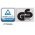 Goobay h�l�zati k�bel k�lt�ri 5m 3x1,5mm2 fekete f�ldelt hibrid dug� Typ E/F -> aljzat Typ F