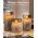 Goobay LED val�di viaszmantellel gyertya �vegben 7,5x12,5cm sz�rke-�tl�tsz� id�z�t� 2700K elemmel