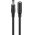Goobay DC hosszabb�t� k�bel 3m fekete 5,5x2,1mm csatlakoz�val