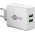 Goobay Multi Fast Charger 28W USB-A dupla gyorst�lt� feh�r 2x USB-A Quick Charge 3.0