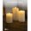 Goobay LED val�di viaszbevonatos gyertya 10cm x 7,5cm 3D-l�ng id�z�t�vel 3xAAA melegfeh�r 2700K