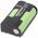 Helyettes�t� akku Sennheiser BA2015 gyorst�lt� 2x Micro-USB 2A PDA �s MP3 kompatibilis