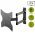 Goobay Basic FULLMOTION (S) TV fali tart� 23-42col (58-107cm) max.20kg VESA200x200