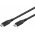 Goobay Basic USB-C k�bel 3m fekete 60W 3A 5Gbit/s USB3.2 4K/60Hz Power Delivery