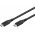 Goobay Advanced USB-C k�bel 1,5m fekete 100W 5A 10Gbit/s USB3.2 Power Delivery