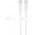 Goobay Silicone Cable USB-C szilikonk�bel 1,5m 60W 3A feh�r USB-C-USB-C - A k�szlet erej�ig