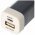 Helyettes�t� akku Powerbank 5V 2200mAh fekete Li-Ion