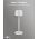 Goobay vezet�k n�lk�li LED asztali l�mpa S 25cm feh�r touch vez�rl�s 150lm 3000K IP44