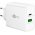 Goobay Multi Fast Charger 65W USB-C PD GaN dupla gyorst�lt� feh�r 1xUSB-C 1xUSB-A