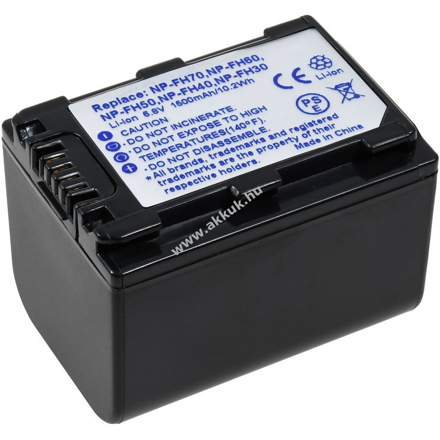 Batterie Remplacement Pour Sony DCR-TRV80E - 5100mAh, 7,2V Li-Ion, Avec Témoin LED, Couleur Anthracite