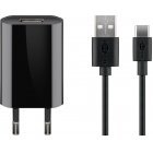 Goobay-USB-C-tolto-es-kabel-keszlet-5W-1A-fekete