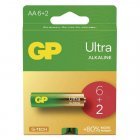 GP Ultra alk�li, AA, mignon, ceruza elem 6+2db/csomag - Ki�rus�t�s