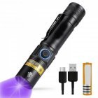 Zseblampa-Infinio-SLIM-UV-38-LED-5W-UV+18650-Li-Ion-akku-2Ah